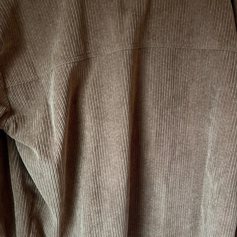 CI SONO shirt jacket Shacket brown neutral boho textured Neutral casual country - Picture 4 of 5